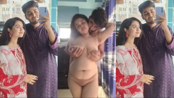Cute Saggy Boobs Tanker Gf Fucking With Bf MMS Video