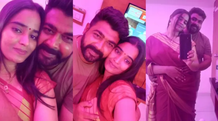 Mallu Newly Married Couple Wife Stripping Blowjob & Kissing