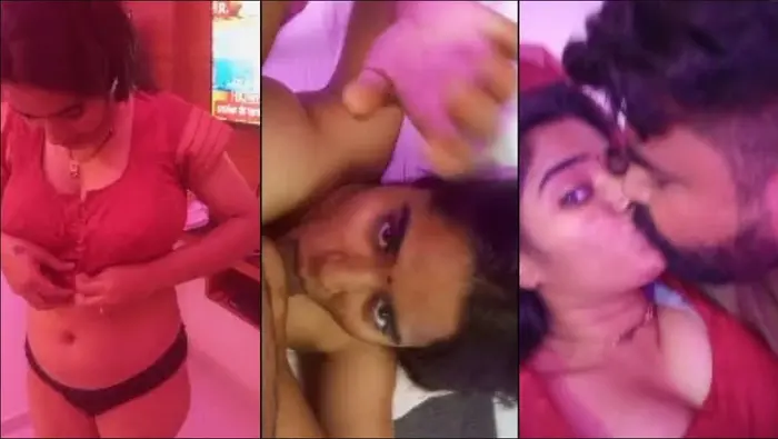 Newly Married Couple Beautiful Wife Giving Watch Sex